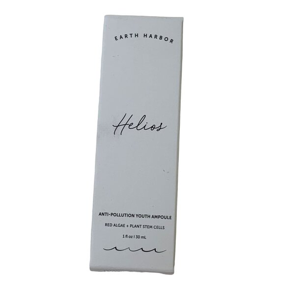 Earth Harbor Helios Anti-Pollution Youth Ampoule Red Algae Plant Stem Cells 1 Oz - Picture 1 of 10